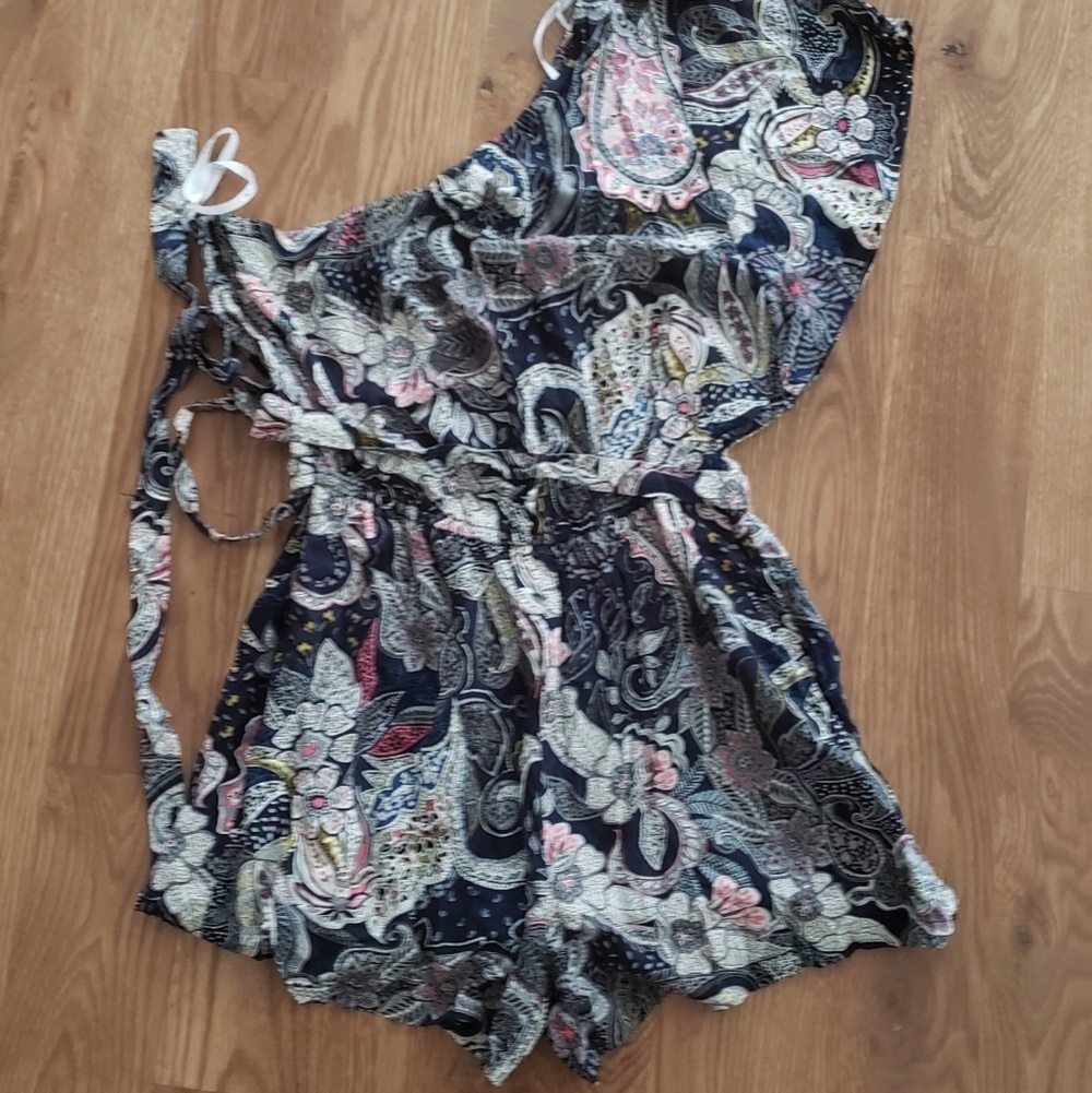 Dr2 short Romper one Shoulder